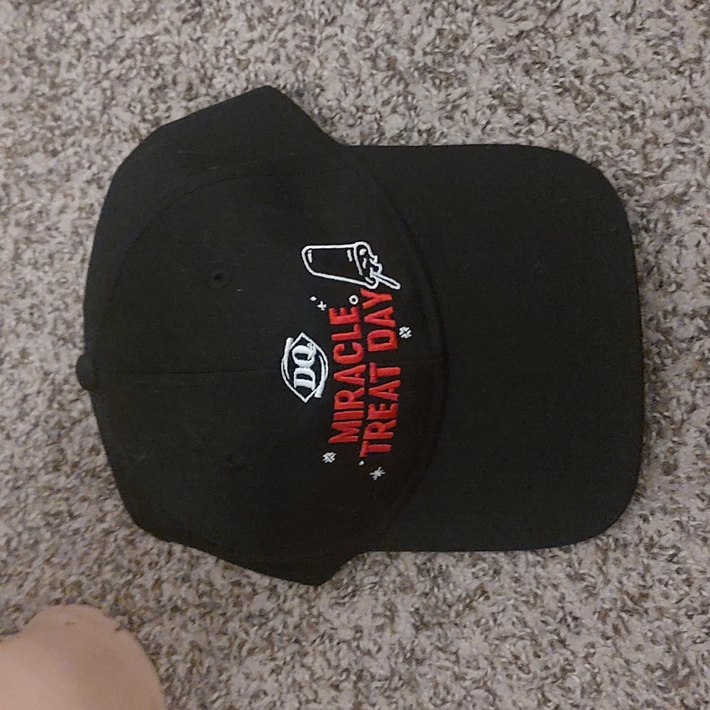Dairy Queen Miracle Treat Day Embroidered Snap-on Black Hat